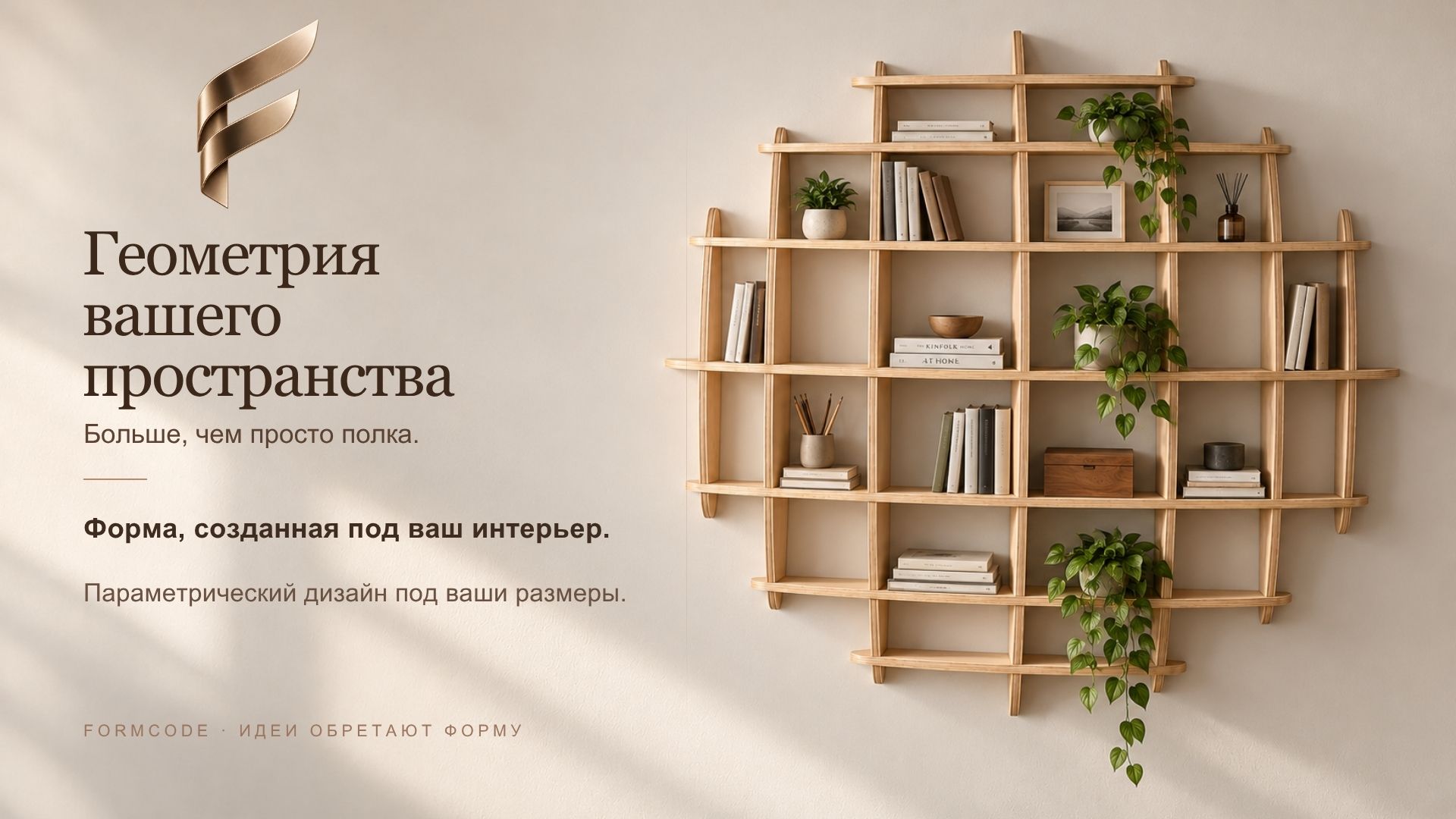 Дизайнерские полки-сферы FormCode — перейти в каталог